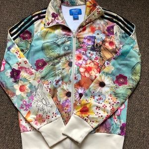 Adidas floral Jacket